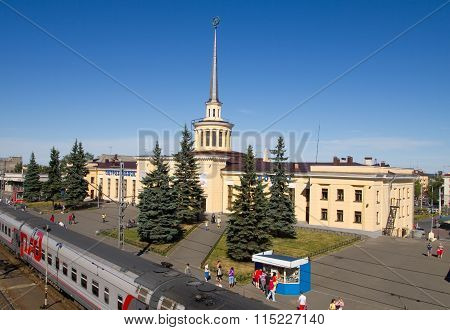 PETROZAVODSK, Russian federation - september 11 2010, Station Petrozavodsk , Petrozavodsk