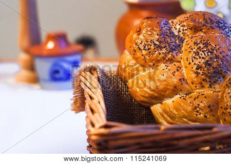 Fresh Bread On The Table