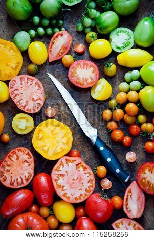 Fresh organic tomatoes