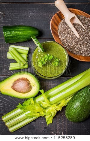 Healthy Green Juice Smoothie