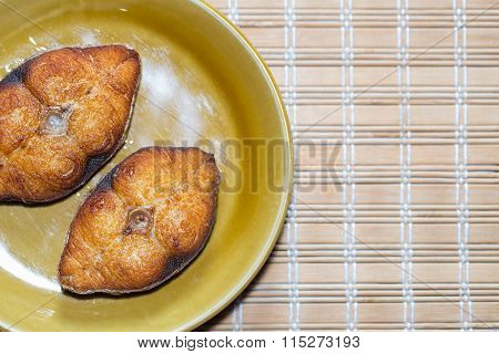 Fried Narrow-barred Spanish Mackerel