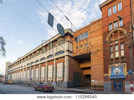 Nizhny Novgorod, Russia - November 04.2015. Nizhpoligraf - the largest and old typography