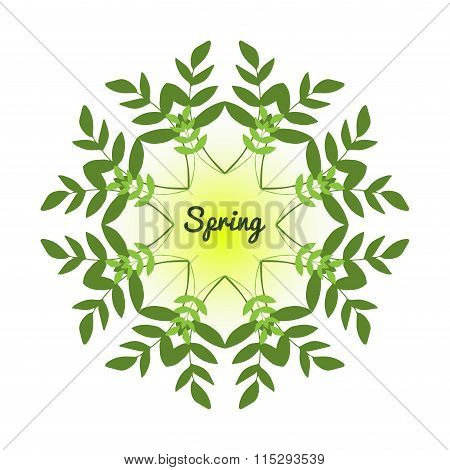 Round leaf pattern