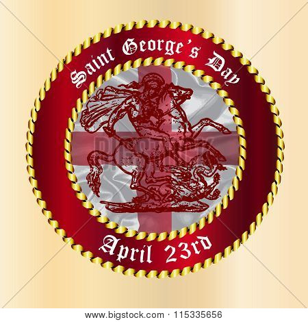 Saint Georges Day Button