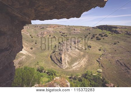 Duraton Canyon Natural Park, In Sepulveda, Spain