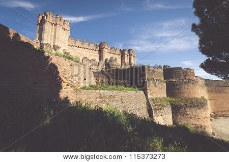 Coca Castle (castillo De Coca) Is A Fortification Constructed In The 15Th Century And Is Located In