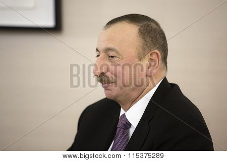 Ilham Aliyev  In Davos (switzerland)