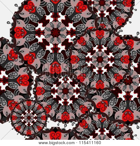 Mandala. Vintage Decorative Elements. Seamless Pattern