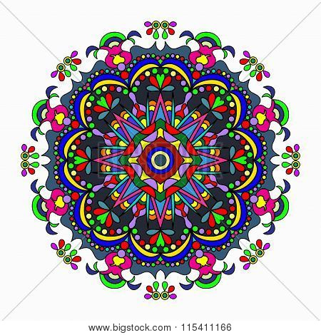 Mandala. Vintage Elements. Vector Illustration