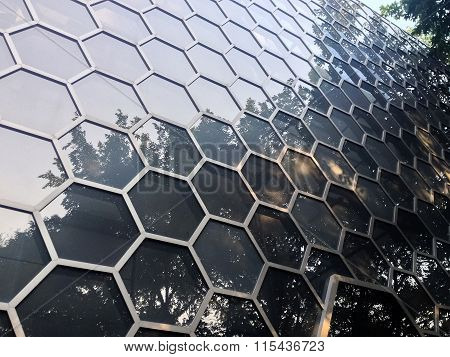Hexagonal Building Facade
