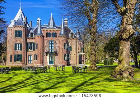 Keukenhof castles in Lisse, Holland