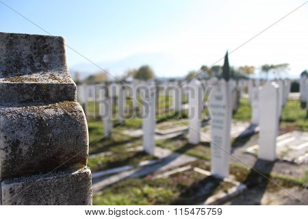 Muslim Islamic cemetery
