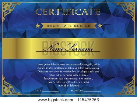 Certificate And Diploma Template