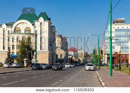 Pervomayskaya street. Lipetsk. Russia