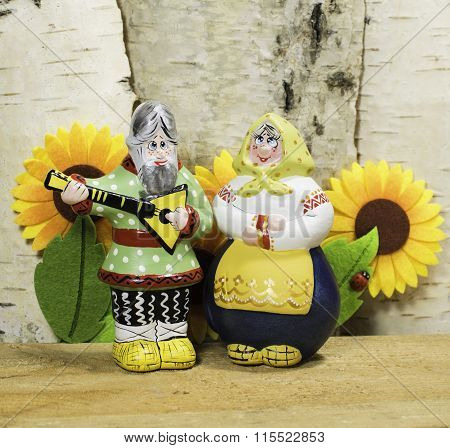 Russian Clay Dolls