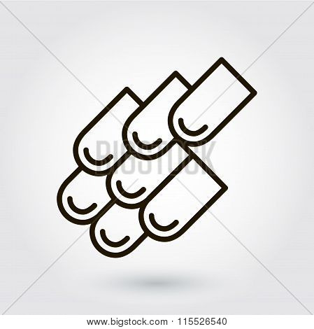 Vector icon roof