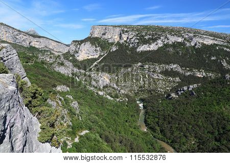 Canyon of river Veron
