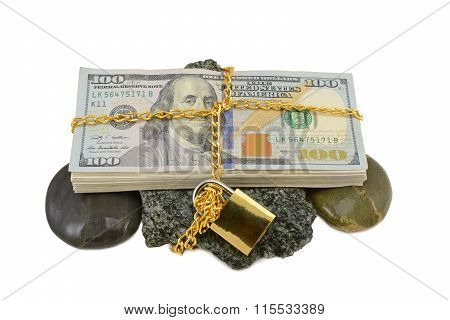 Package Money On Stone