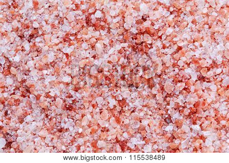 Close up Pink Salt Background
