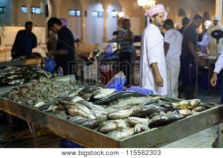 Fish Market In Nizwa, Oman