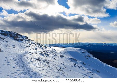 Mountain Winter Panorama, Italy