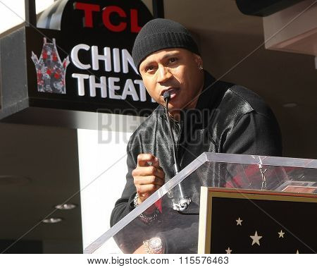 LOS ANGELES - JAN 21:  LL Cool J at the LL Cool J Hollywood Walk of Fame Ceremony at the Hollywood and Highland on January 21, 2016 in Los Angeles, CA