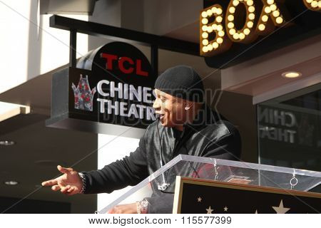 LOS ANGELES - JAN 21:  LL Cool J at the LL Cool J Hollywood Walk of Fame Ceremony at the Hollywood and Highland on January 21, 2016 in Los Angeles, CA