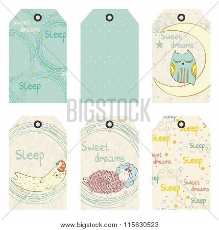 Vector sleeping animals