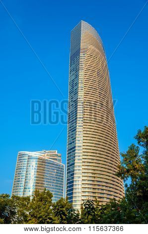 The Landmark, a postmodern supertall skyscraper