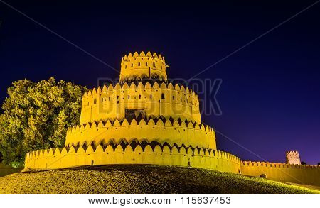 Tower Of Al Jahili Fort In Al Ain, Uae