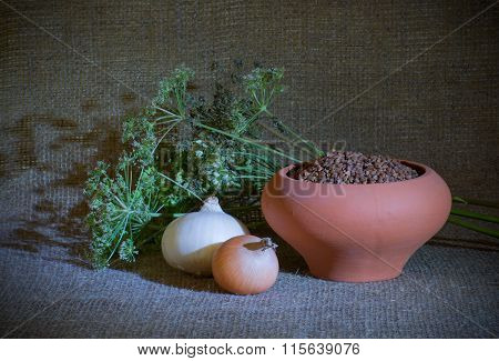 Still-life With Clay Pot