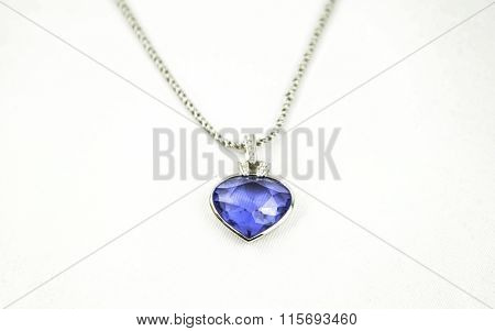 beautiful blue pendant