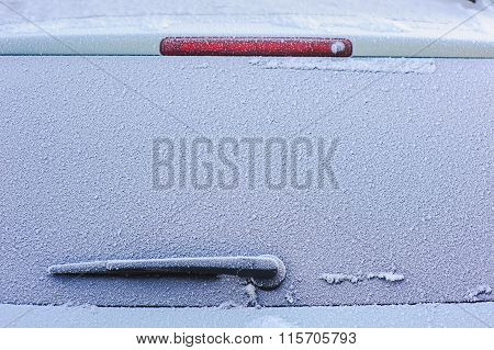 Frozen Car Window