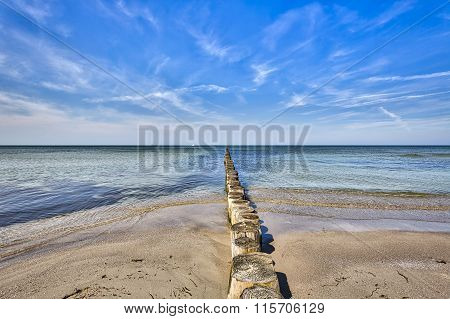 Hdr Ocean Landscape On Hiddensee, Baltic Sea, Germany