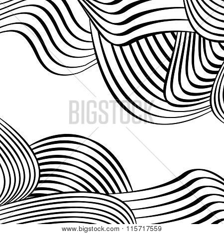 Black Wavey Design