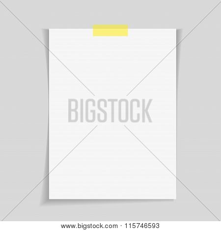 reminder on white background with clipping path