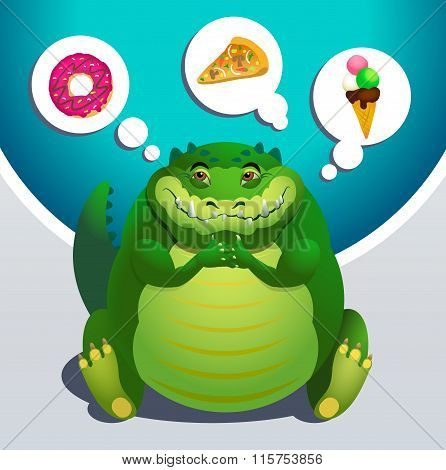 Fat crocodile
