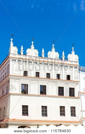 house at Rynek of Old Town, Lublin, Lublin Voivodeship, Poland