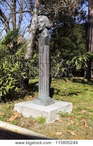 Bust Of Gogol N. In. Sochi, Russia