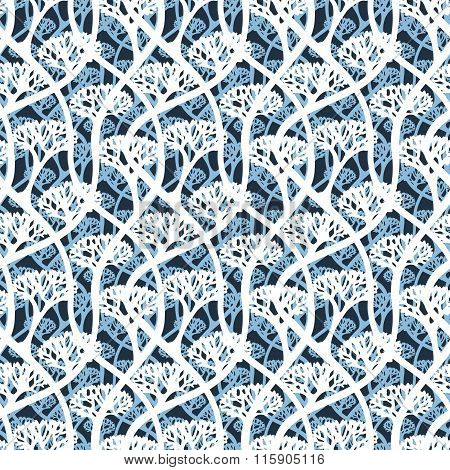 Seamless Texture - Thickets Of Trees