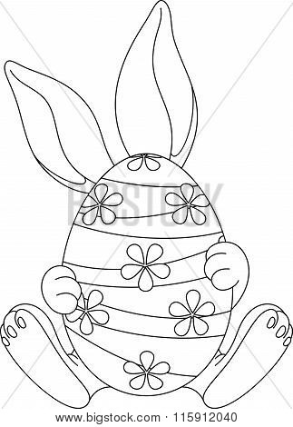 Easter Egg Coloring Page