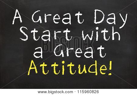 A Great Day Starts with Attitude