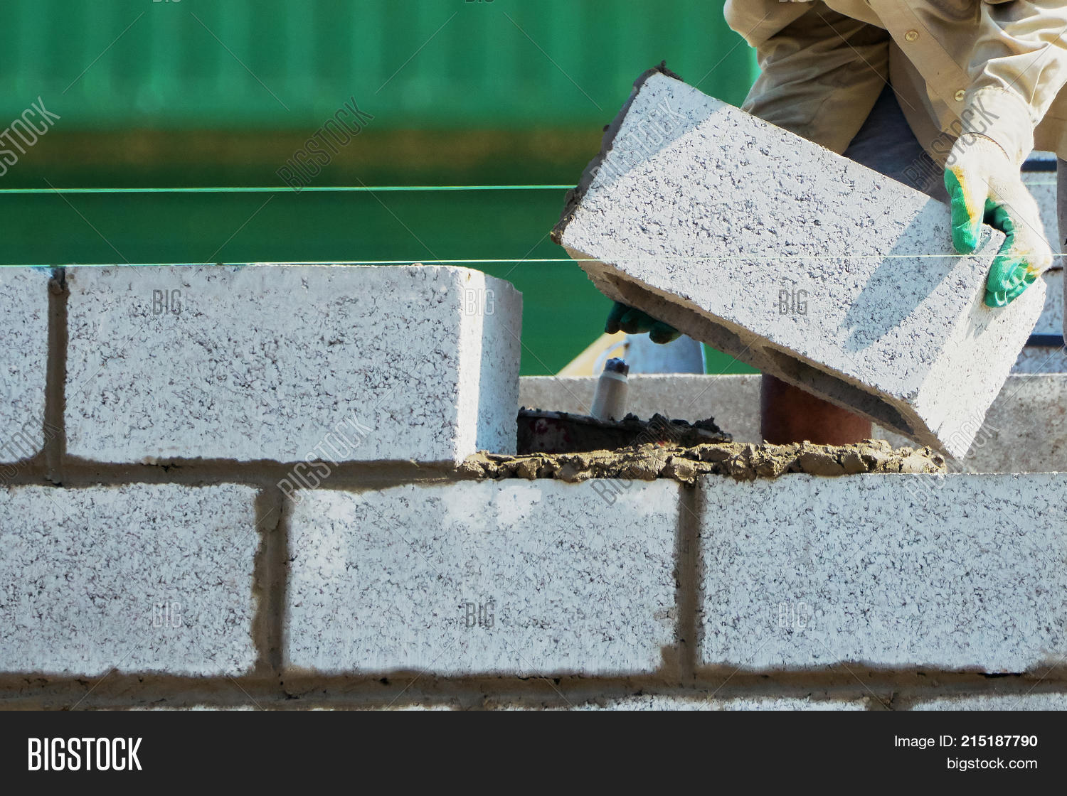 Mason On Laying Bricks Image & Photo (Free Trial) Bigstock