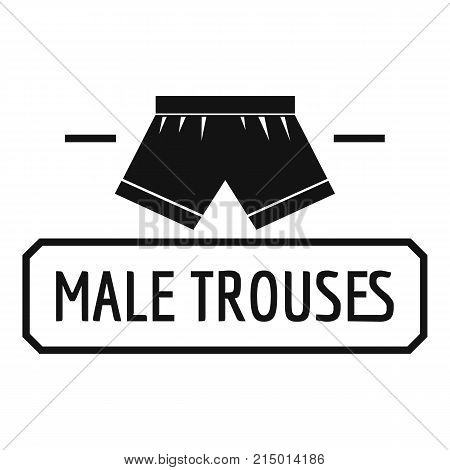 Underpant logo. Simple illustration of underpant vector logo for web