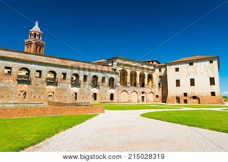 Mantua (Mantova) - July 2017, Lombardy, Italy: The Castle of Mantua