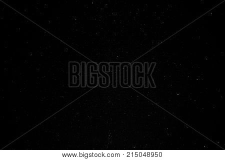 Constellation Cassiopeia in the starry sky in November black space and millions of stars a section of the galaxy or the Milky Way. Infinity of space