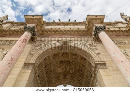 The Arc de Triomphe du Carrousel is a triumphal arch in Paris, located in the Place du Carrousel