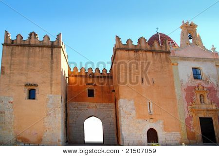 Santa Maria de la Valldigna Simat kloster monument i Valencia Spanien