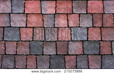 A sample of concrete paving slab for laying tracks.
