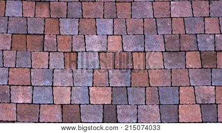 A sample of concrete paving slab for laying tracks.
